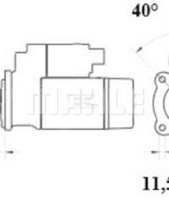 Motor de arranque 24 V 4,8 kW