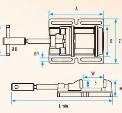 Tornillo de banco 150 mm