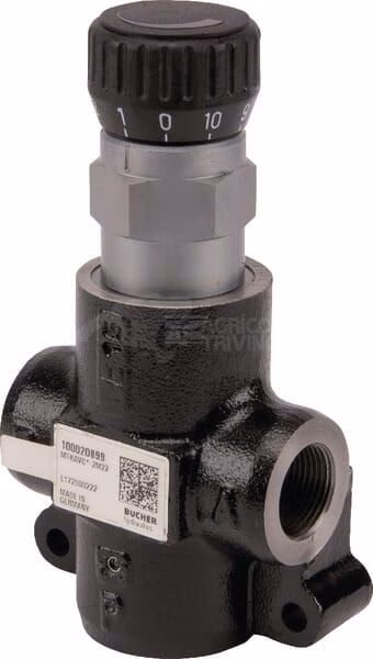 Válvula de control de caudal de 3 vías 0-50 l/min 1 Válvula de control de caudal de 3 vías 0-50 l/min