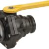 Llave esférica de 2 vías, brida 3" x pieza en V 3" Camlock