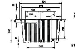 Depósito de aluminio sin tapa NG 30