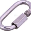 Mosquetón, Ø5 mm, acero inox.