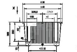 Depósito de aluminio sin tapa NG 70