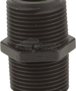 Racor doble M/M 3/4" NPT