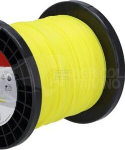 Hilo de corte, Ø1.6mm x 100m, redondo, amarillo, Kramp