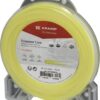 Hilo de corte, Ø2mm x 15m, redondo, amarillo, Kramp 22 Hilo de corte, Ø2mm x 15m, redondo, amarillo, Kramp
