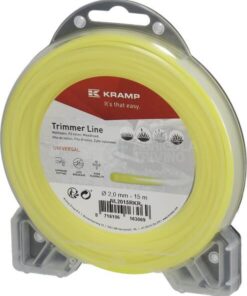 Hilo de corte, Ø2mm x 15m, redondo, amarillo, Kramp