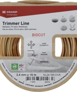 Hilo de corte Ø2,4x15m, redondo Kramp Biocut Starch