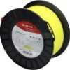 Hilo de corte, Ø2.4mm x 180m, redondo, amarillo, Kramp