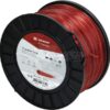 Hilo de corte, 2.4mm x 207m, cuadrado, rojo, Kramp 4 Hilo de corte, 2.4mm x 207m, cuadrado, rojo, Kramp