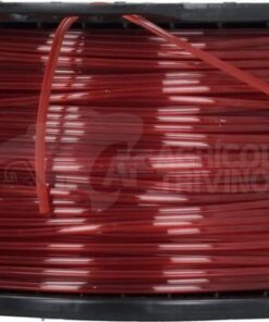 Hilo de corte, 2.4mm x 207m, cuadrado, rojo, Kramp