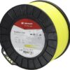 Hilo de corte, Ø2.4mm x 264m, redondo, amarillo, Kramp