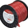 Hilo de corte, 2.4mm x 343m, cuadrado, rojo, Kramp