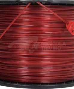 Hilo de corte, 2.4mm x 343m, cuadrado, rojo, Kramp 15 Hilo de corte, 2.4mm x 343m, cuadrado, rojo, Kramp