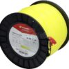 Hilo de corte, Ø2.4mm x 439m, redondo, amarillo, Kramp