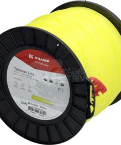 Hilo de corte, Ø2.4mm x 439m, redondo, amarillo, Kramp