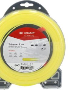 Hilo de corte, Ø2,4 mm x 45 m, redondo, amarillo,, Kramp