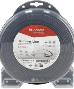 Hilo de corte Ø2,4x78m, torsión oval, negro, Kramp Endura