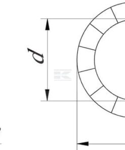 Anillo ret.Nordl.adh.M16 (100)