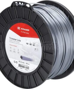 Hilo de corte, 2.5mm x 185m, cuadrado, gris, Titanium Power de Kramp