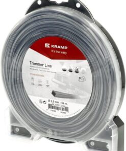 Hilo de corte, 2.5mm x 59m, cuadrado, gris, Titanium Power de Kramp