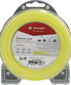 Hilo de corte, Ø2.65mm x 15m, redondo, amarillo, Kramp