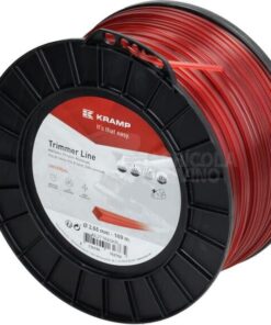 Hilo de corte, 2.65mm x 169m, cuadrado, rojo, Kramp