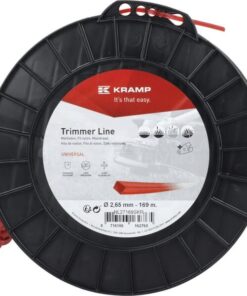 Hilo de corte, 2.65mm x 169m, cuadrado, rojo, Kramp