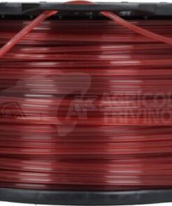 Hilo de corte, 2.65mm x 169m, cuadrado, rojo, Kramp