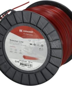 Hilo de corte, 2.65mm x 281m, cuadrado, rojo, Kramp