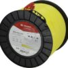 Hilo de corte, Ø2.65mm x 358m, redondo, amarillo, Kramp