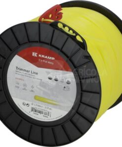 Hilo de corte, Ø2.65mm x 358m, redondo, amarillo, Kramp
