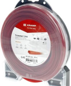 Hilo de corte, 2.65mm x 55m, cuadrado, rojo, Kramp