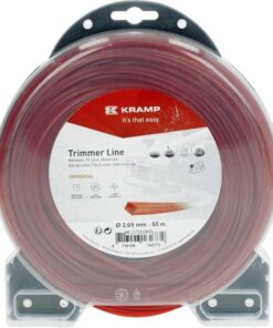 Hilo de corte, 2.65mm x 55m, cuadrado, rojo, Kramp
