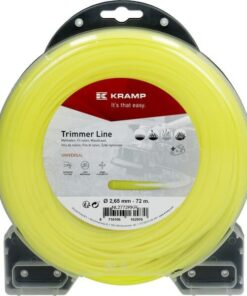 Hilo de corte, Ø2.65mm x 72m, redondo, amarillo, Kramp