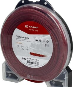 Hilo de corte, Ø2.65mm x 72m, trenzado, silencioso, rojo, Kramp
