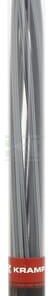 Hilo de corte, 3mm x 0.42m, cuadrado, gris, Titanium Power de Kramp