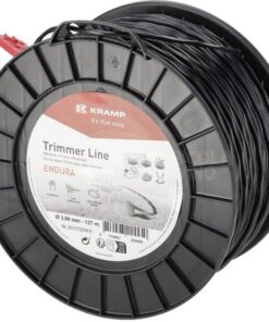 Hilo de corte Ø3,0x127m, torsión oval, negro, Kramp Endura