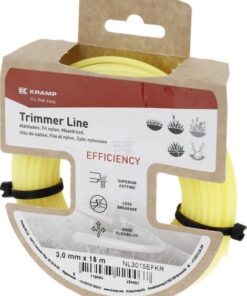 Hilo de corte Ø3,0x15m, redondo, amarillo, Kramp Efficiency