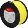 Hilo de corte, Ø3mm x 169m, redondo, amarillo, Kramp 4 Hilo de corte, Ø3mm x 169m, redondo, amarillo, Kramp