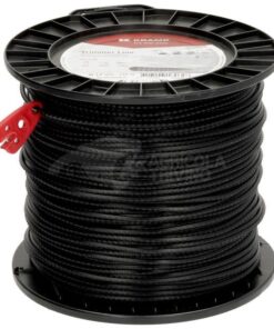 Hilo de corte, 3mm x 195m, cuadrado, negro, Nylsaw de Kramp