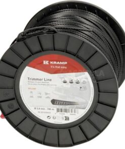 Hilo de corte, 3mm x 195m, cuadrado, negro, Nylsaw de Kramp