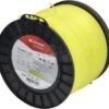 Hilo de corte, Ø3mm x 281m, redondo, amarillo, Kramp