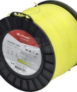 Hilo de corte, Ø3mm x 281m, redondo, amarillo, Kramp