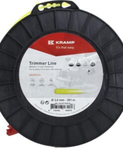 Hilo de corte, Ø3mm x 281m, redondo, amarillo, Kramp 10 Hilo de corte, Ø3mm x 281m, redondo, amarillo, Kramp