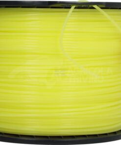 Hilo de corte, Ø3mm x 281m, redondo, amarillo, Kramp 11 Hilo de corte, Ø3mm x 281m, redondo, amarillo, Kramp