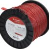 Hilo de corte, Ø3mm x 281m, trenzado, silencioso, rojo, Kramp
