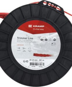Hilo de corte, Ø3mm x 281m, trenzado, silencioso, rojo, Kramp 4 Hilo de corte, Ø3mm x 281m, trenzado, silencioso, rojo, Kramp