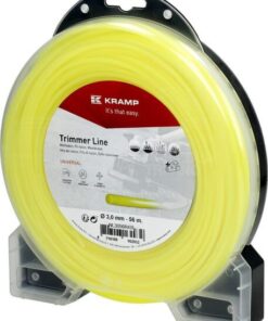 Hilo de corte, Ø2,4 mm x 45 m, redondo, amarillo,, Kramp