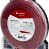 Hilo de corte, Ø3mm x 56m, trenzado, silencioso, rojo, Kramp